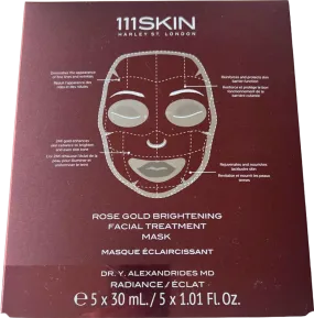 111SKIN Rose Gold Brightening Facial Treatment Mask 5 x 30 ml
