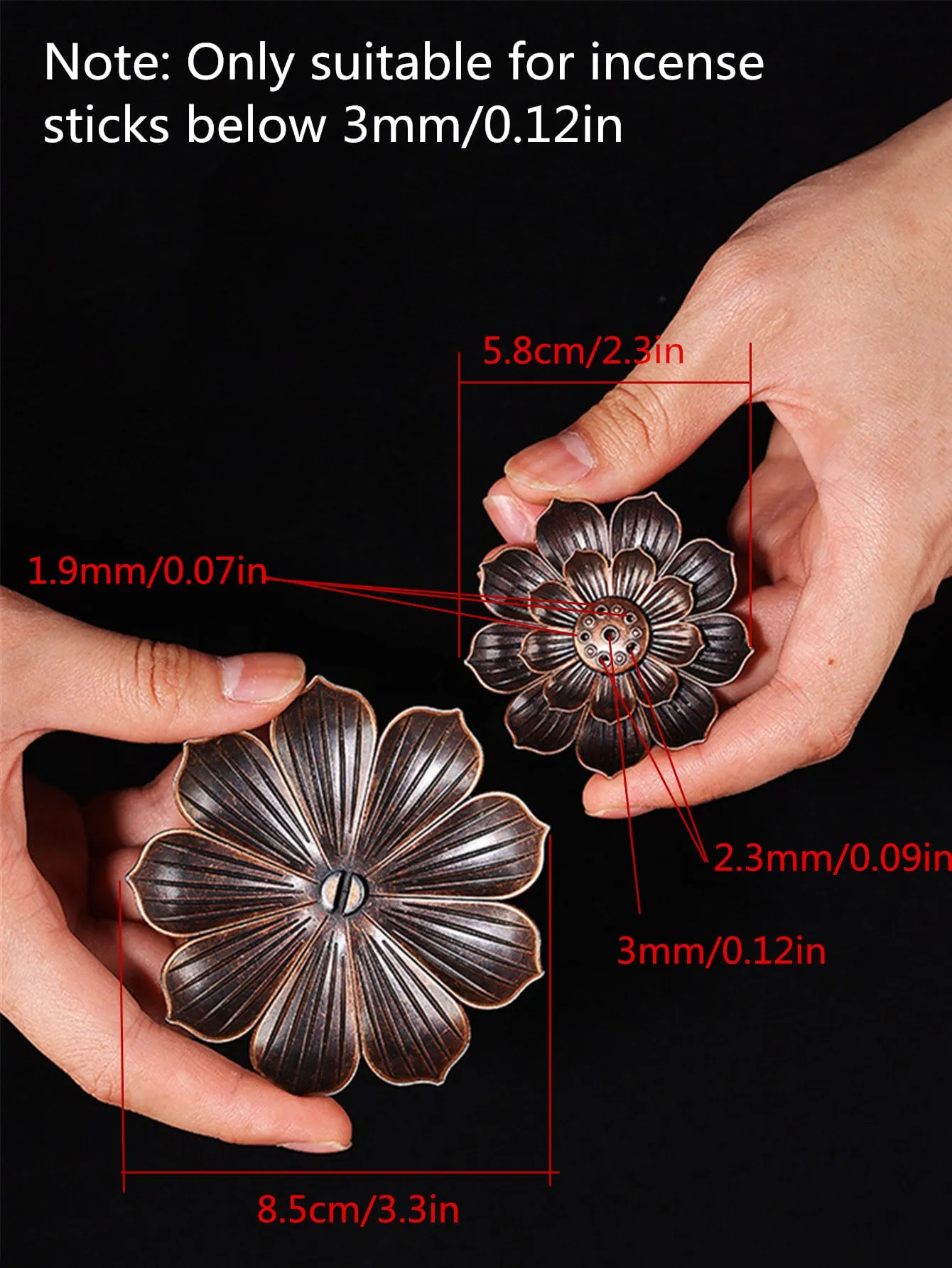 1pc Lotus Shaped Incense Stick Holder