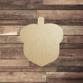 Acorn Wood Craft Cutout