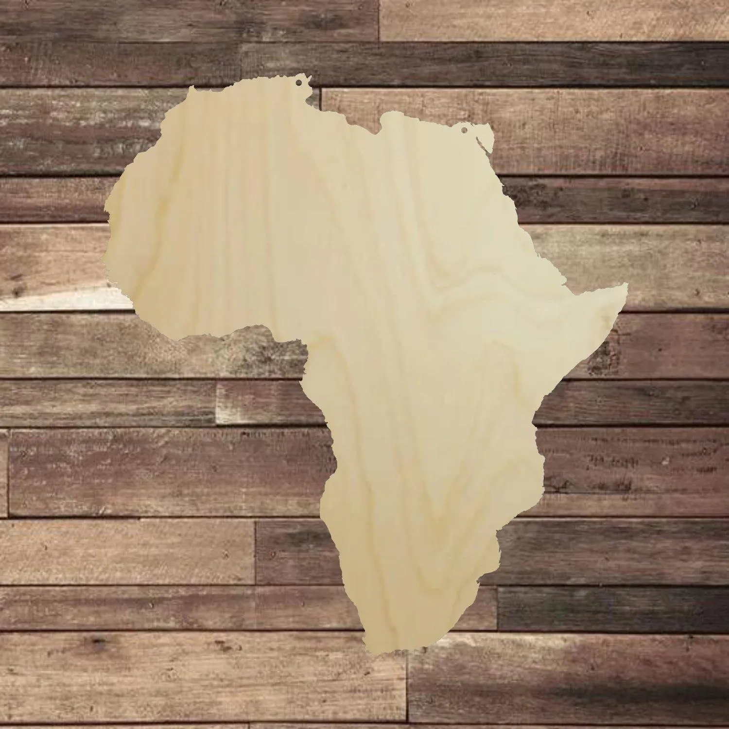 Africa Wood Craft Cutout
