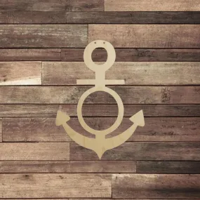 Anchor 1 Wood Craft Cutout