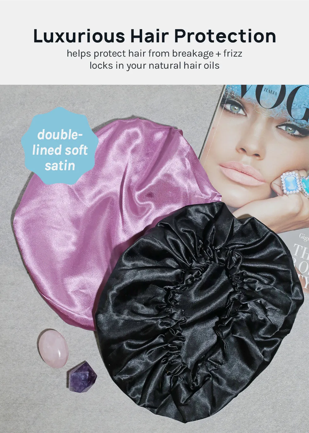 AOA Satin Hair Bonnet