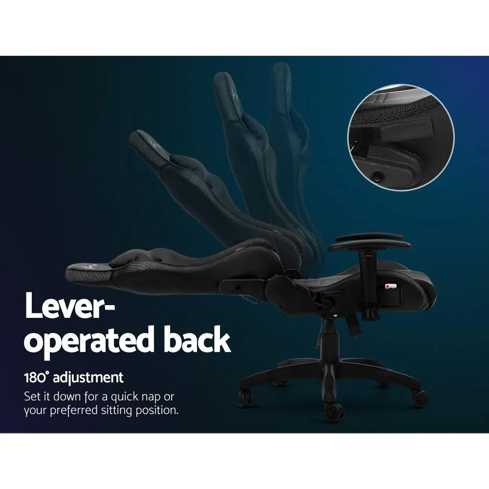 Artiss Gaming Office Chair RGB LED Lights Computer Desk Chair Home Work Chairs