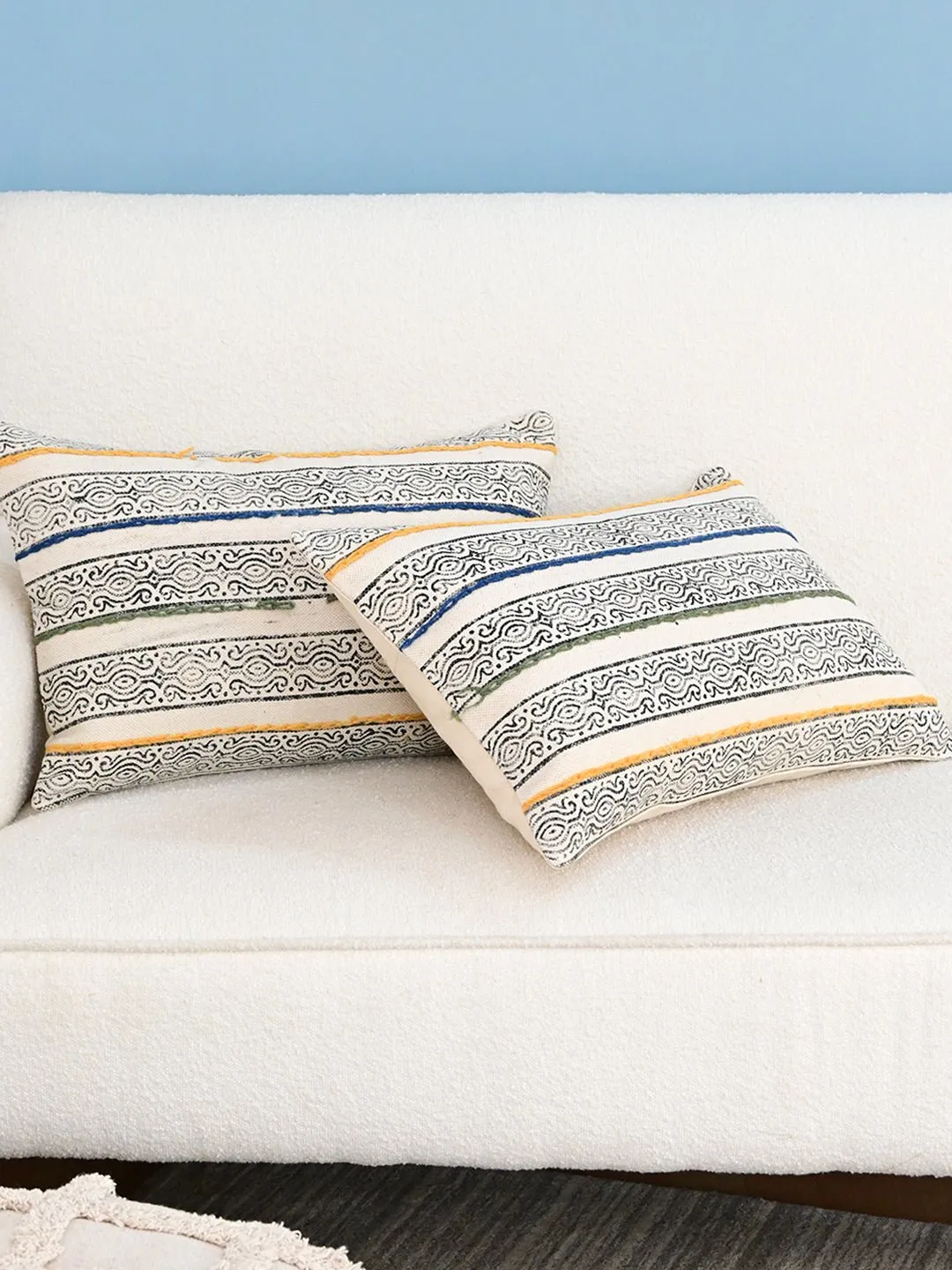 AZURE-LUMBAR CUSHION COVER