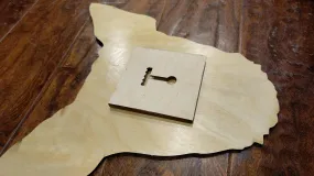 Back Mount for Wood Craft Cutout