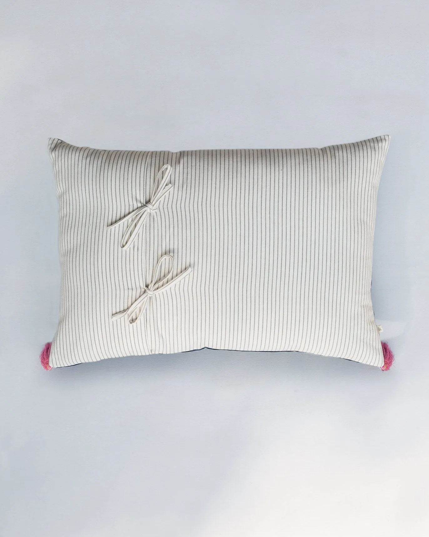 Begonia Lumbar Cushion Cover - Blue