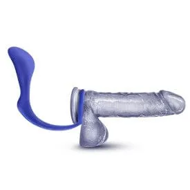 Blush Performance Indigo Cock Ring Plug