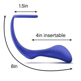 Blush Performance Indigo Cock Ring Plug
