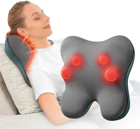 BOB AND BRAD Back & Neck Massager with Heat, Massage Pillow for Pain Relief Deep Tissue
