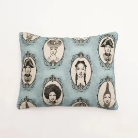 BWM Blue Decorative Bolster Pillow