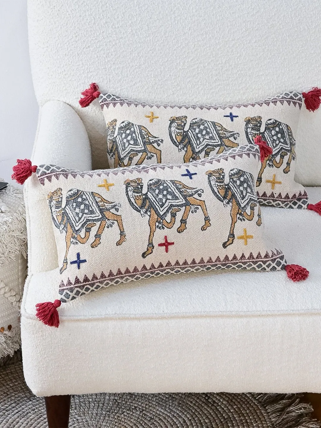 CAMEL - LUMBAR CUSHION COVER