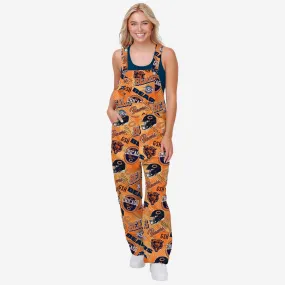 Chicago Bears Womens Historic Print Bib Overalls