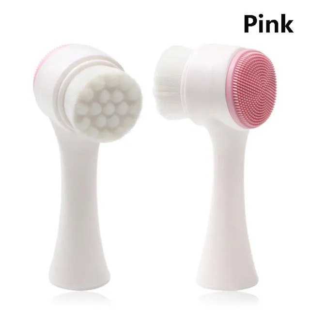 Double-sided Facial Cleanser Brush