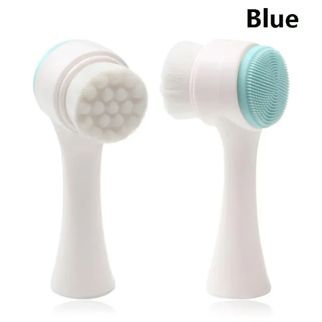 Double-sided Facial Cleanser Brush