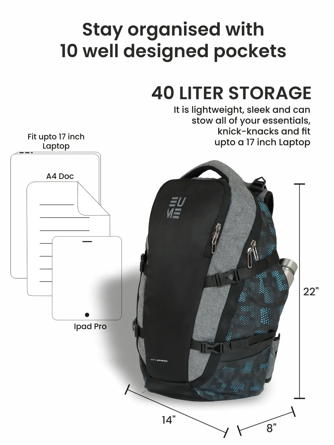 EUME Move 40L Massager Backpack