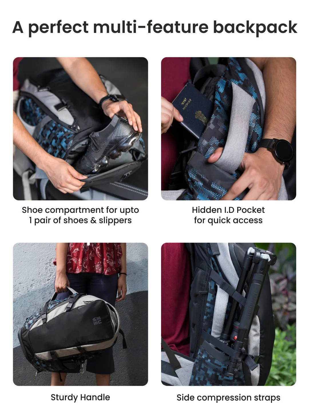 EUME Move 40L Massager Backpack