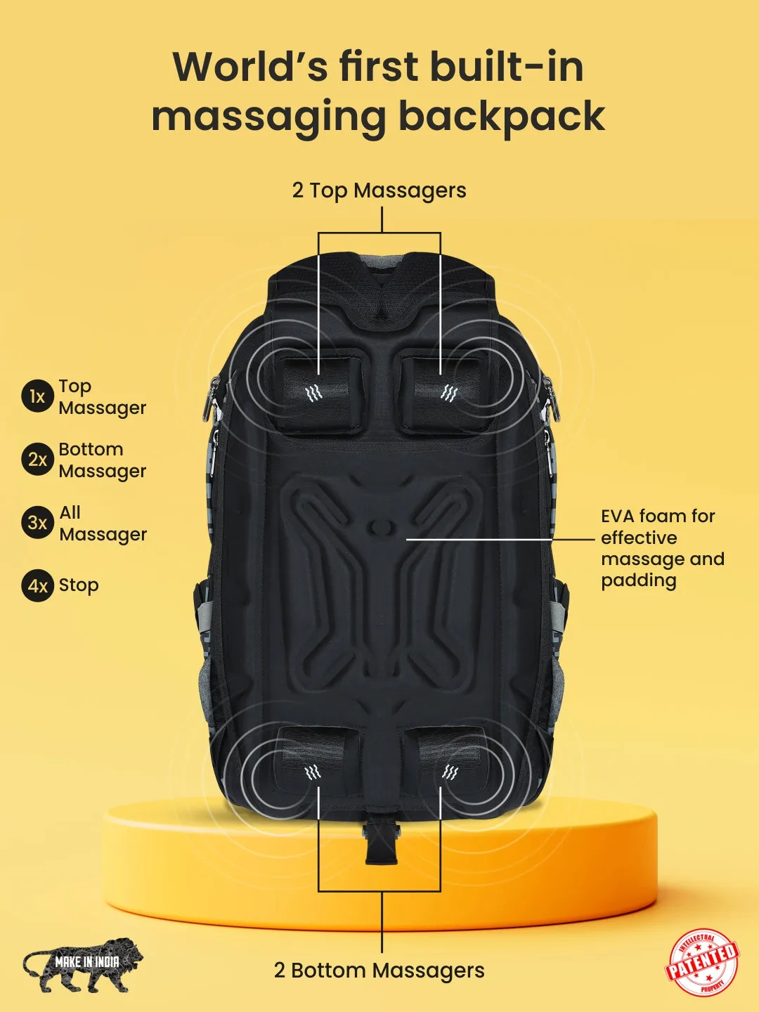 EUME Move 40L Massager Backpack