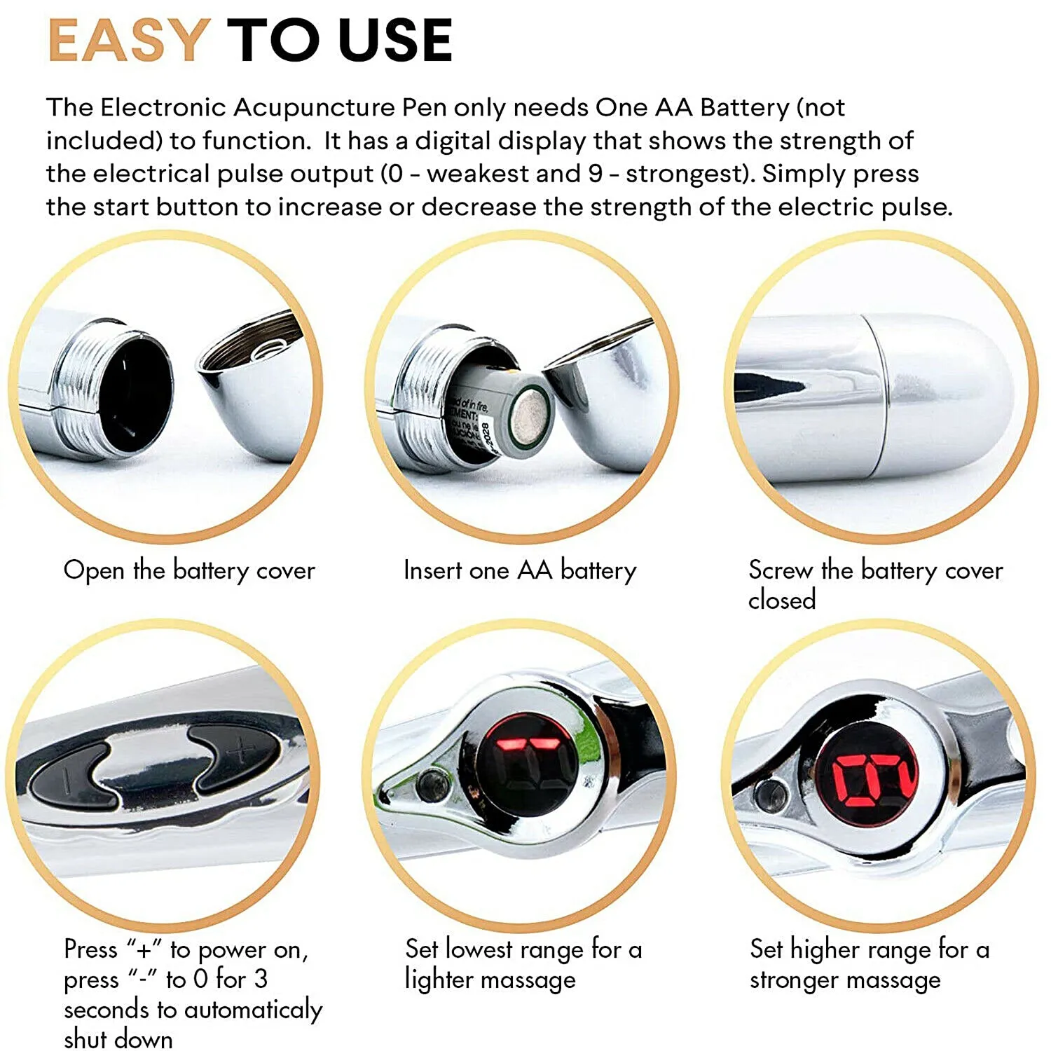 Evertone Electronic Massage Acupuncture Pen