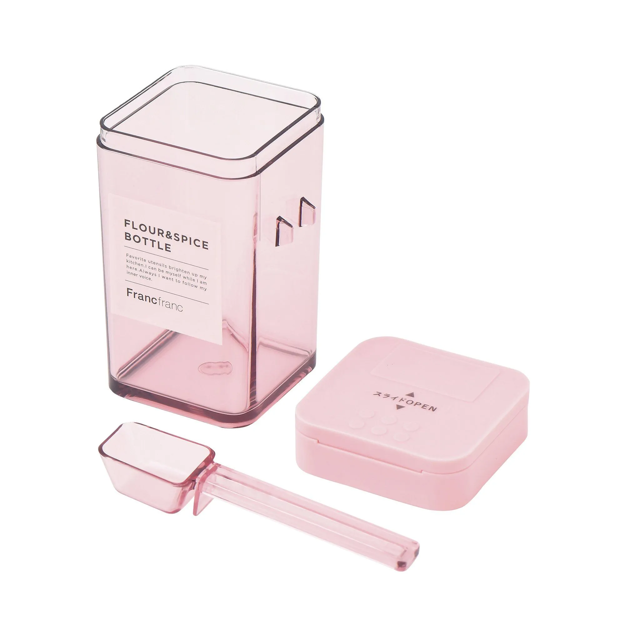 Flour & Spice Bottle Pink 200Ml