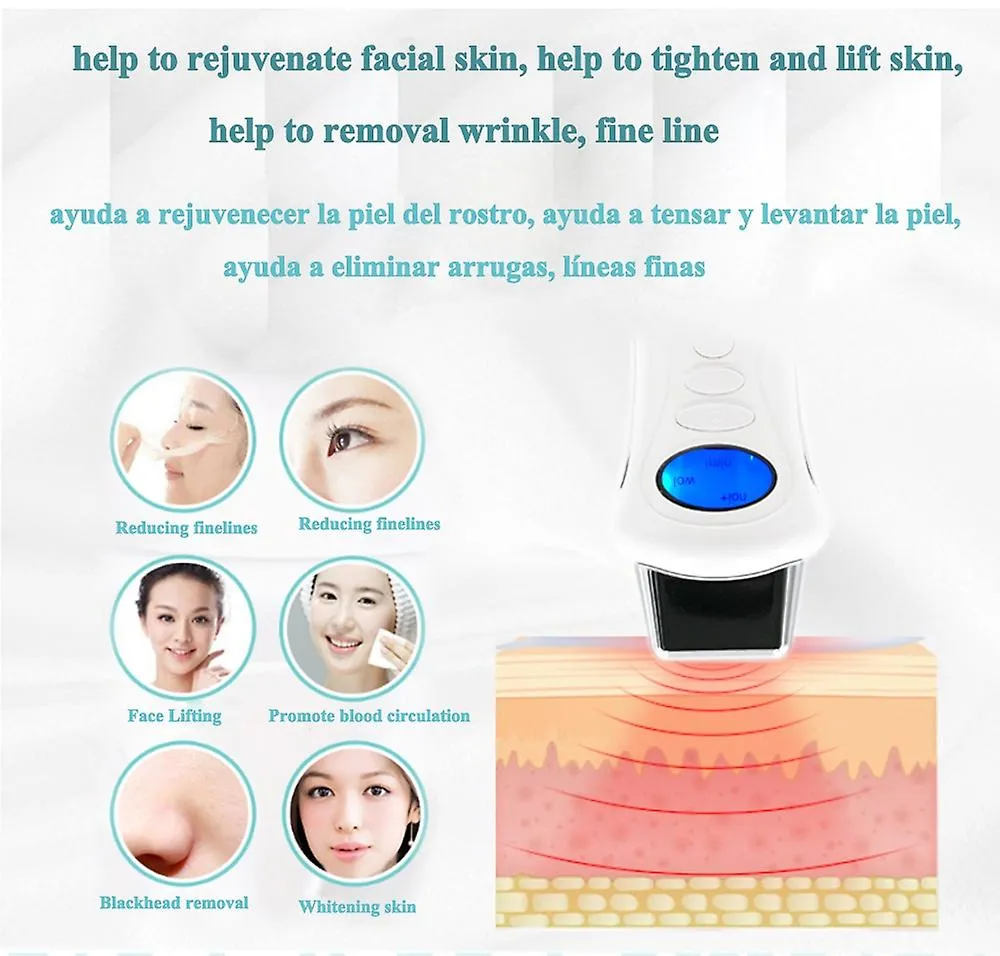 Handheld Spa Electroporator Skin Tightening Face Lift Microcurrent Facial Machine Current Device Skin Care Fa1675