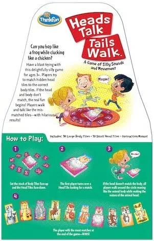 Heads Talk Tails Walk: A Game of Silly Sounds and Movement