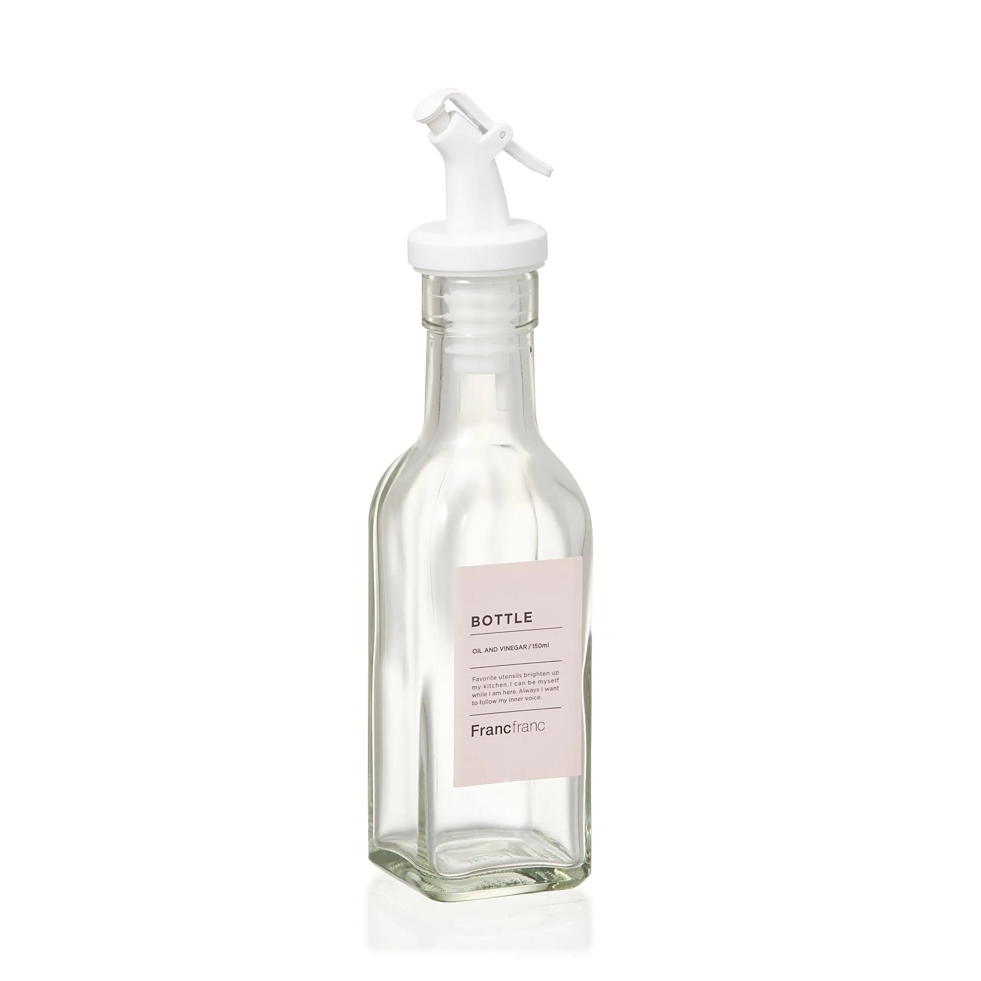 Oil&Vinegar Bottle Small White 150Ml