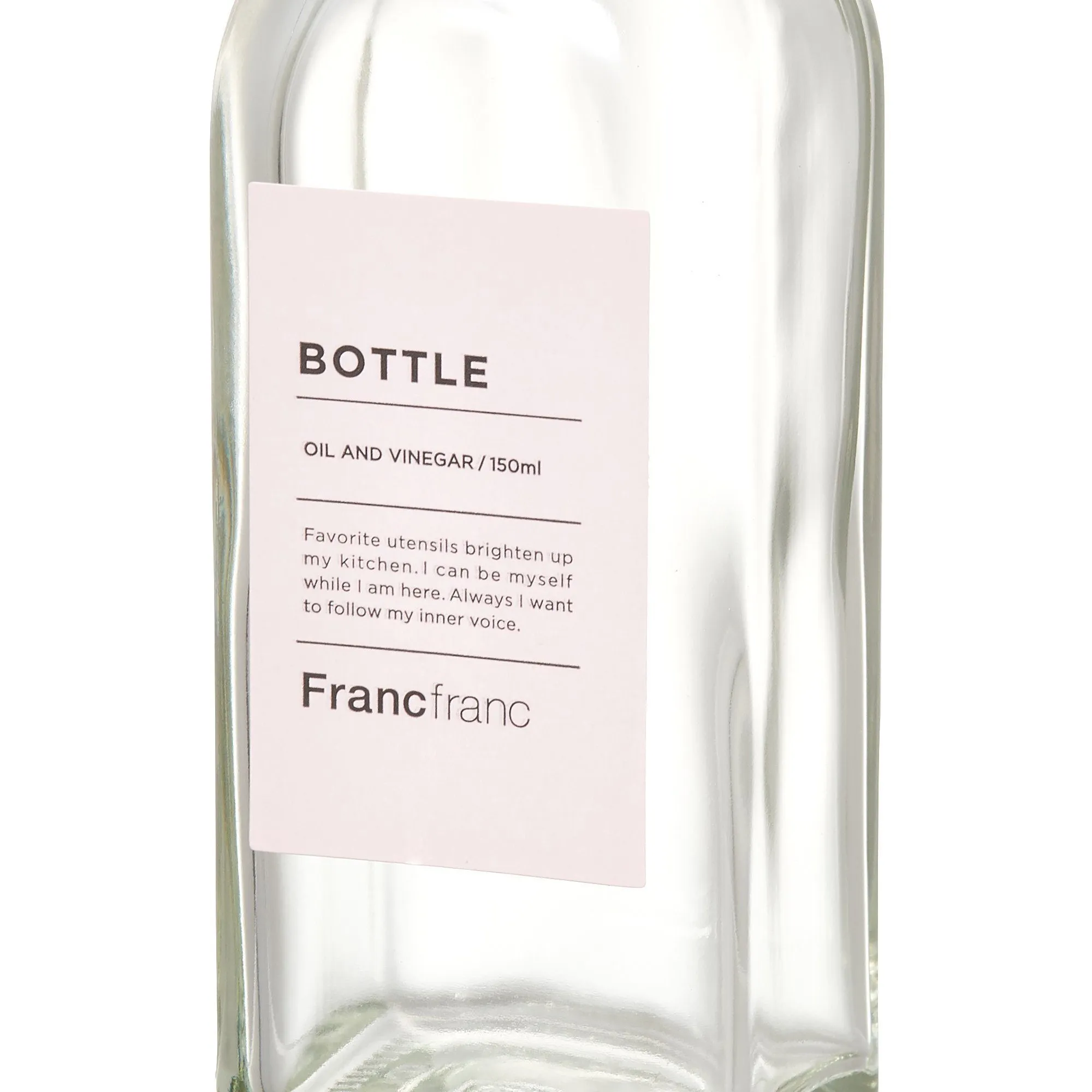 Oil&Vinegar Bottle Small White 150Ml