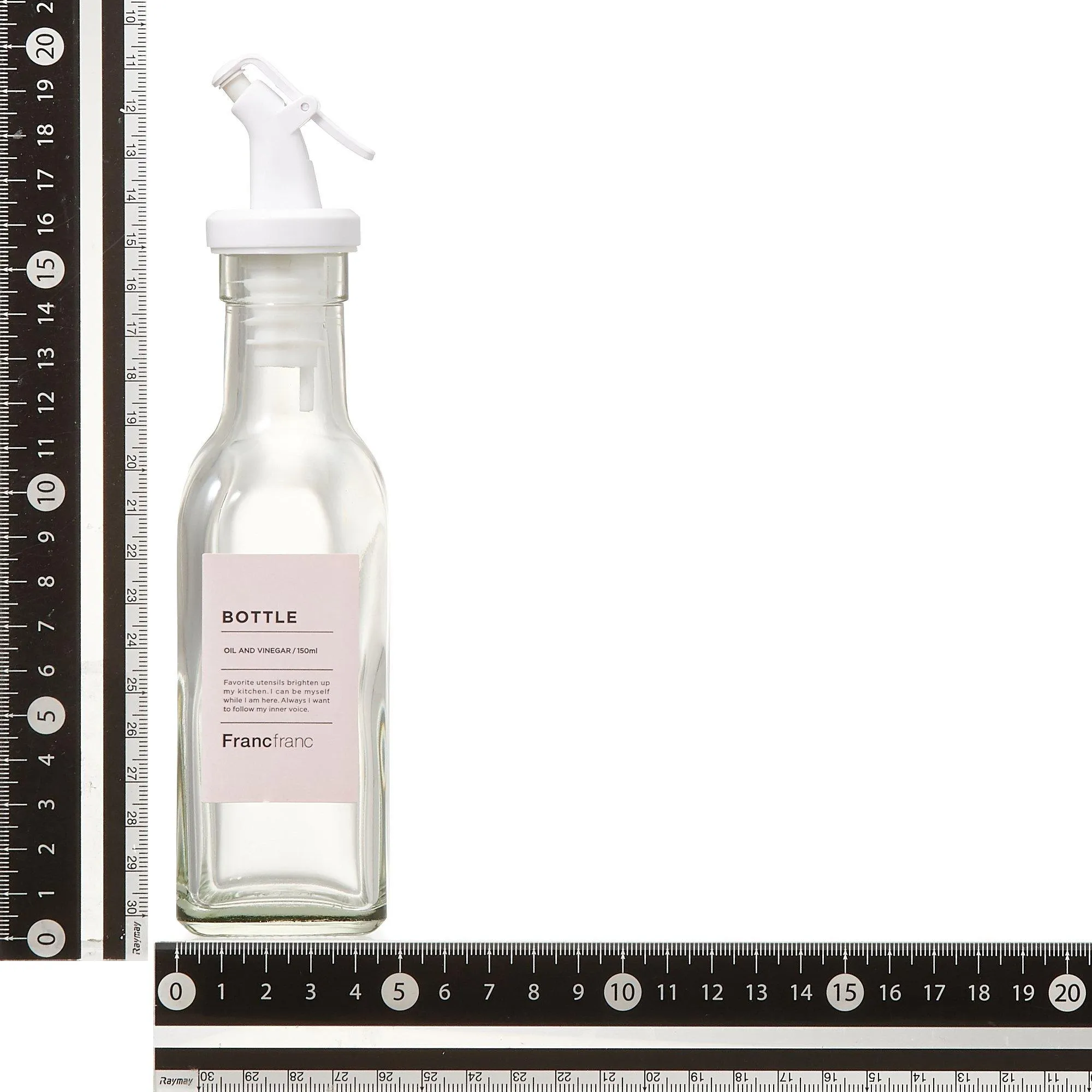 Oil&Vinegar Bottle Small White 150Ml