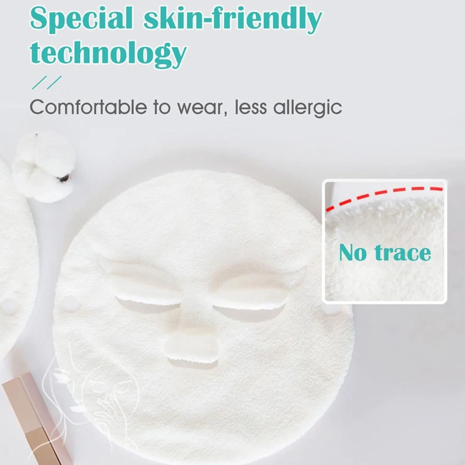 (Pack of 2) Reusable Face Towel Masks Cold Hot Anti-Aging Facial Steamer