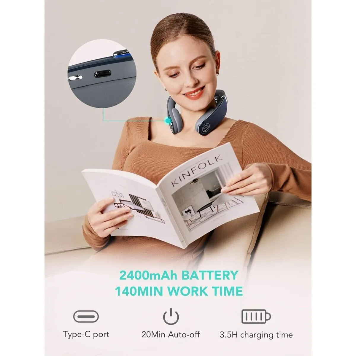 SKG G7 PRO-FOLD Foldable Neck Massager
