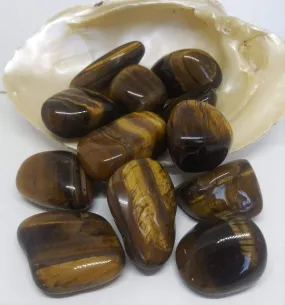 Tiger Eye Natural Crystal Gemstone Stone Tumbled High Quality