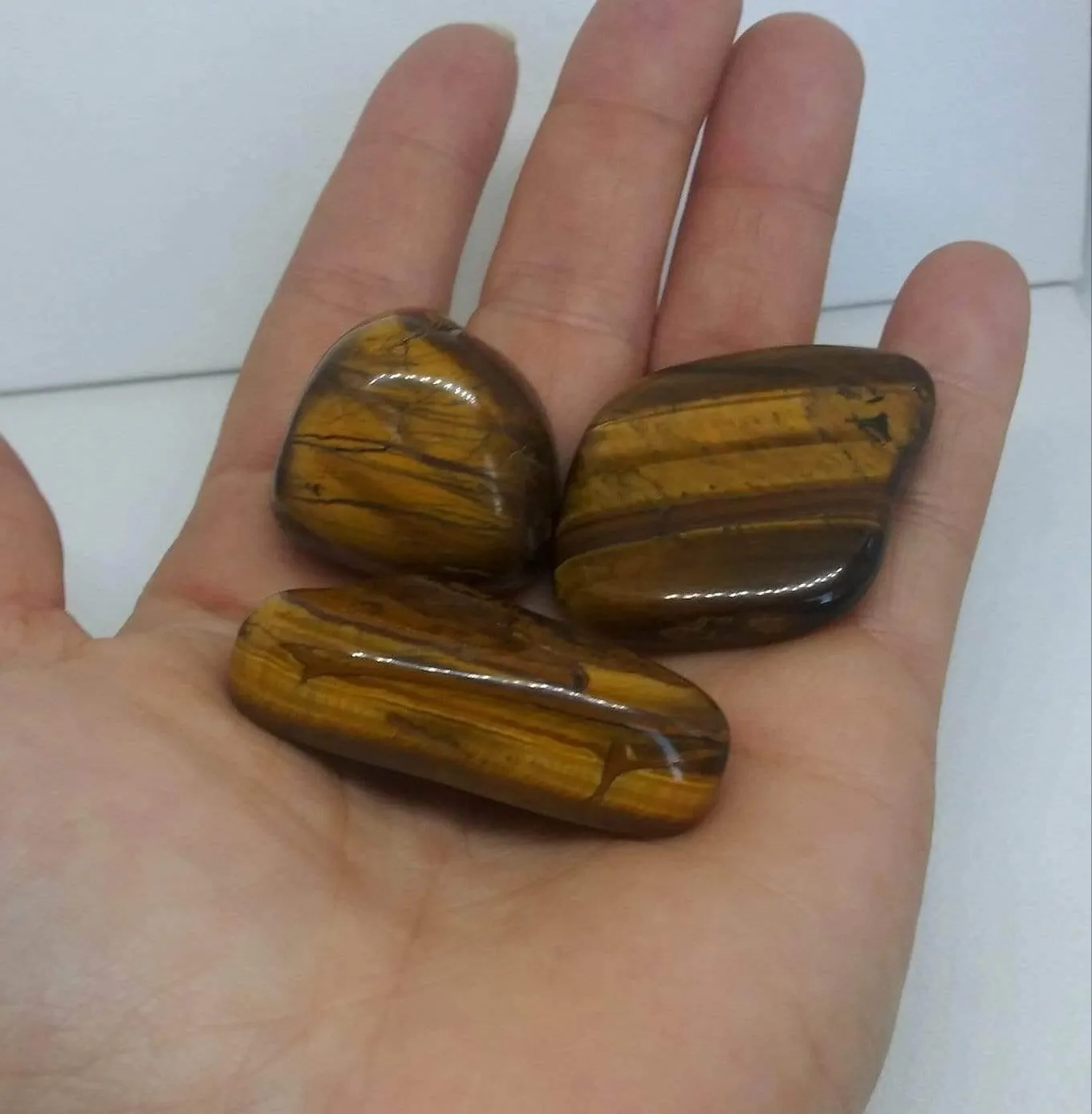 Tiger Eye Natural Crystal Gemstone Stone Tumbled High Quality
