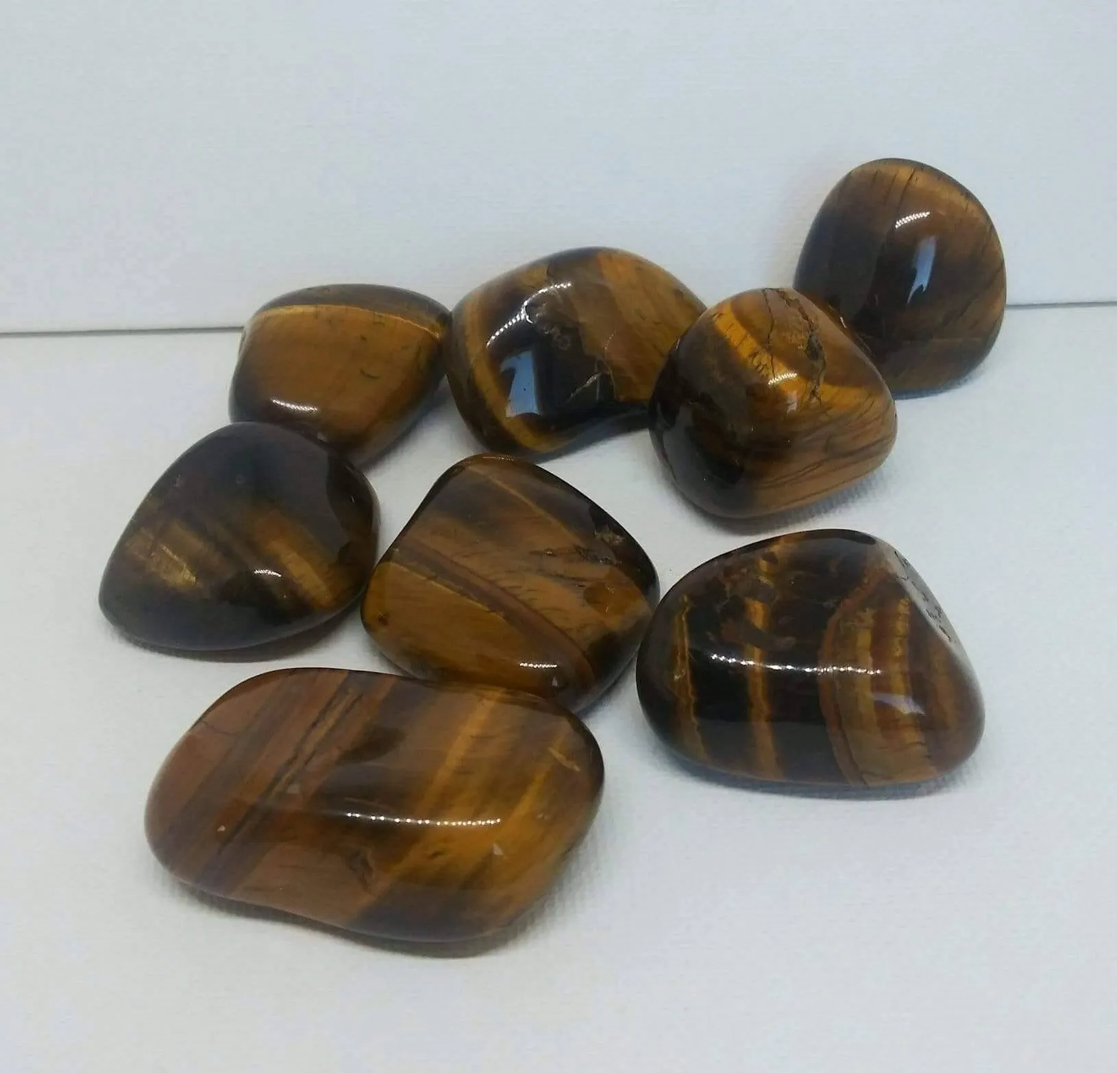 Tiger Eye Natural Crystal Gemstone Stone Tumbled High Quality