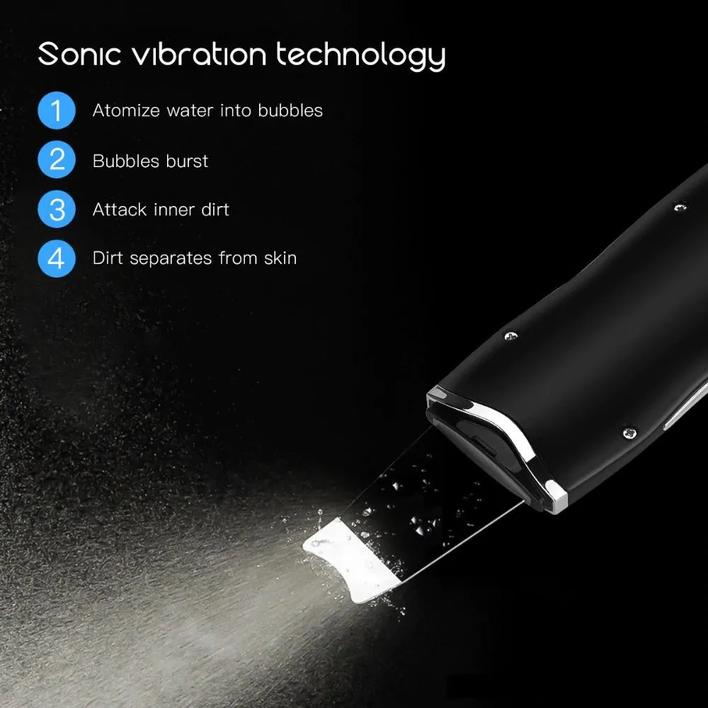 Ultrasonic Skin Scrubber Beauty Device